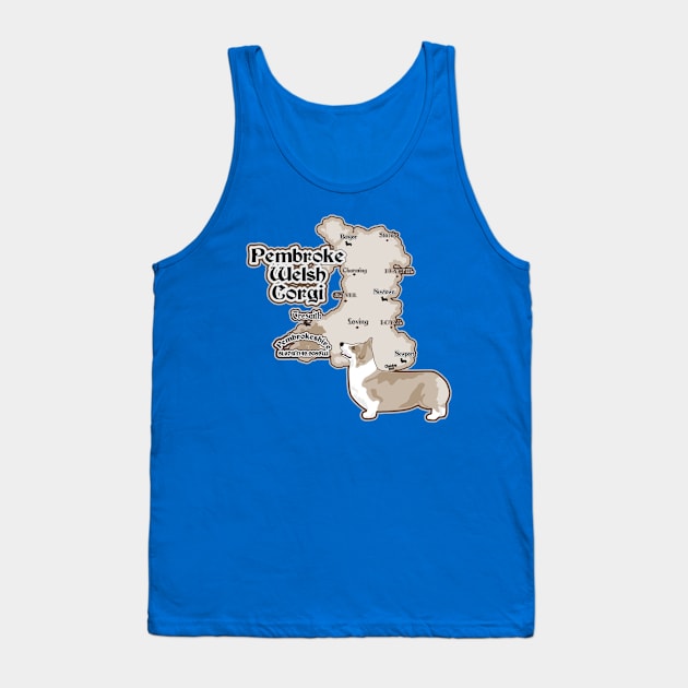 Corgi Tank Top by PB&J Designs